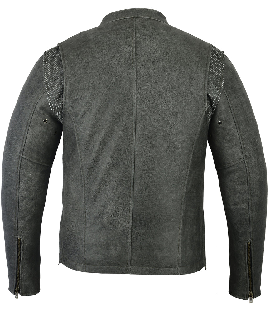 Drifter Sporty Leather Motorcycle Jacket