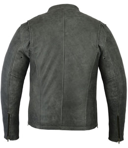 Drifter Sporty Leather Motorcycle Jacket Men's Leather Jackets Renegade Classics