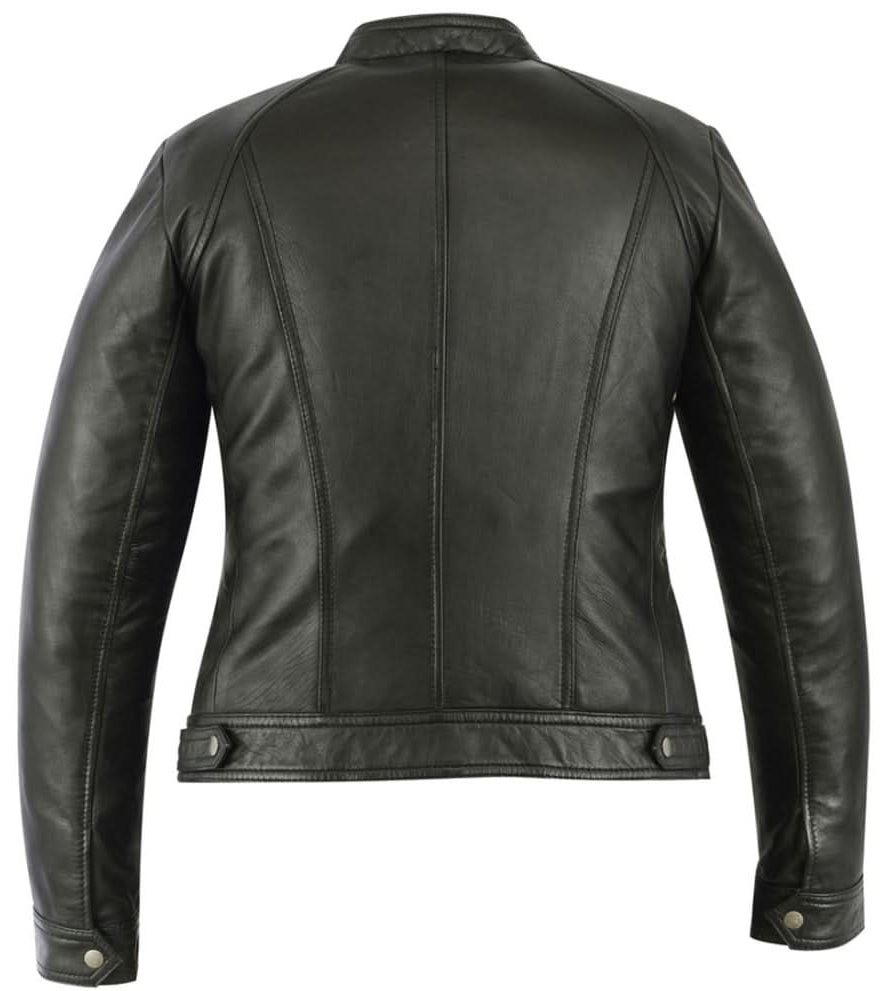 Black Mirage Women's Black Lambskin Fashion Jacket Women's Leather Jackets Renegade Classics