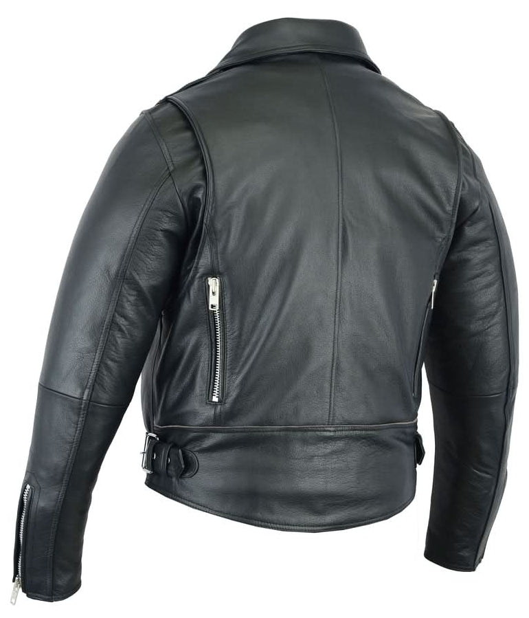 Rampart Men's Black Motorcycle Jacket Men's Leather Jackets Renegade Classics