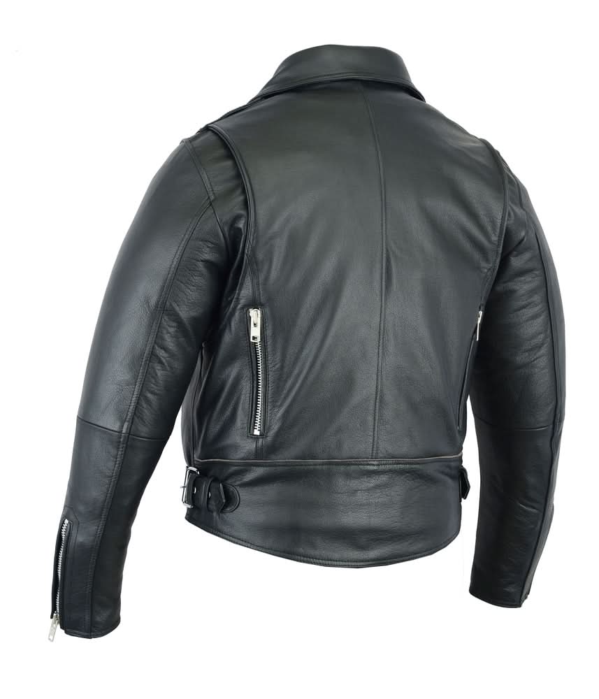 Rampart Men's Black Motorcycle Jacket Men's Leather Jackets Renegade Classics