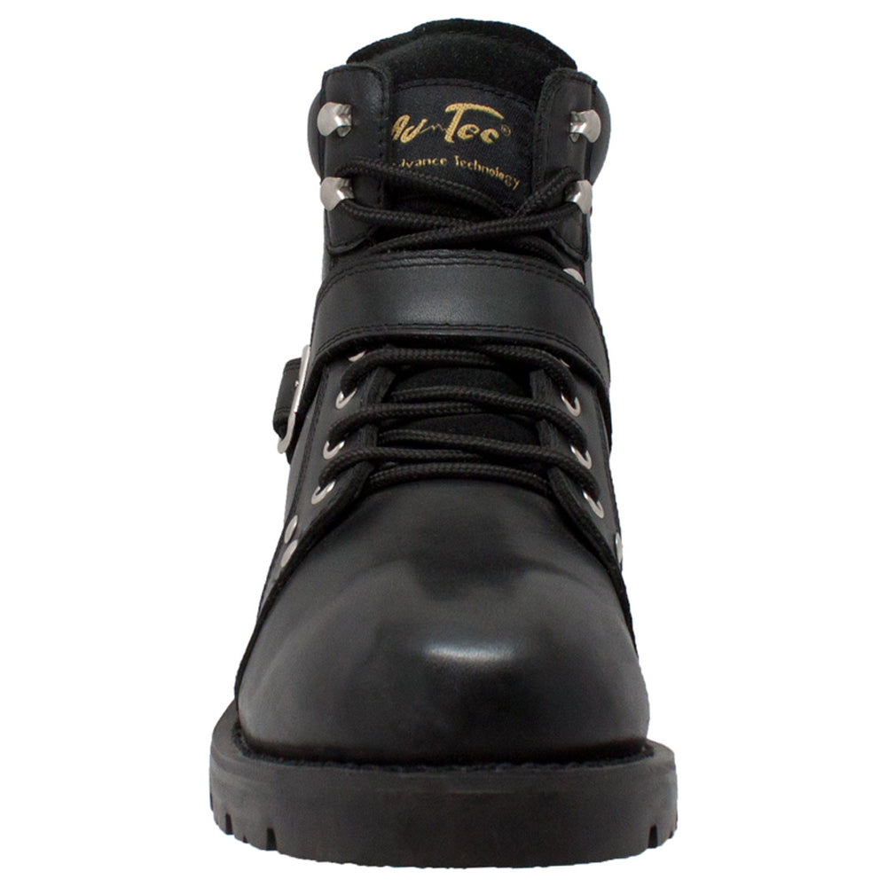 Edgewalker Men's 6" Black Motorcycle Boots Men's Footwear Adtec Footwear
