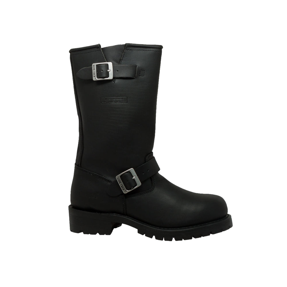 Shadowstep Men's Black leather motorcycle boots Men's Footwear Adtec Footwear