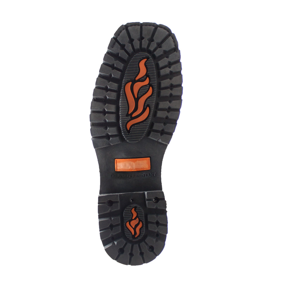 Shadowstep Men's Black leather motorcycle boots Men's Footwear Adtec Footwear