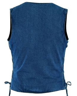 Blue Rider womens denim vest Women's Denim Vests Renegade Classics