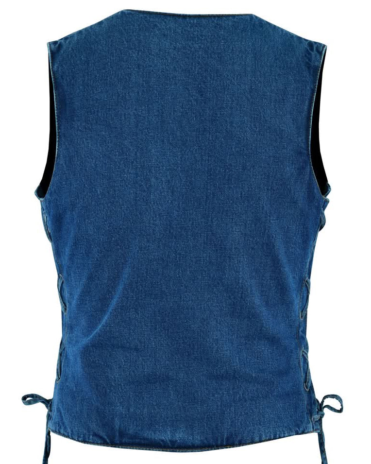 Blue Rider womens denim vest Women's Denim Vests Renegade Classics