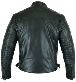 Ferro Men's Leather Scooter Jacket Men's Leather Jackets Renegade Classics