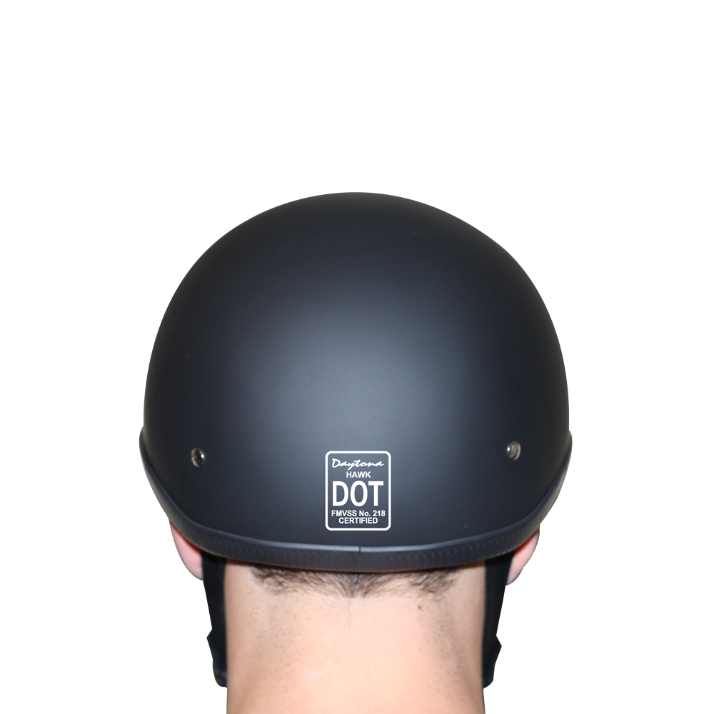 H1-A D.O.T. HAWK: HI-GLOSS BLACK Helmets Daytona Helmets