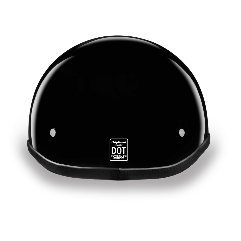 H1-A D.O.T. HAWK: HI-GLOSS BLACK Helmets Daytona Helmets