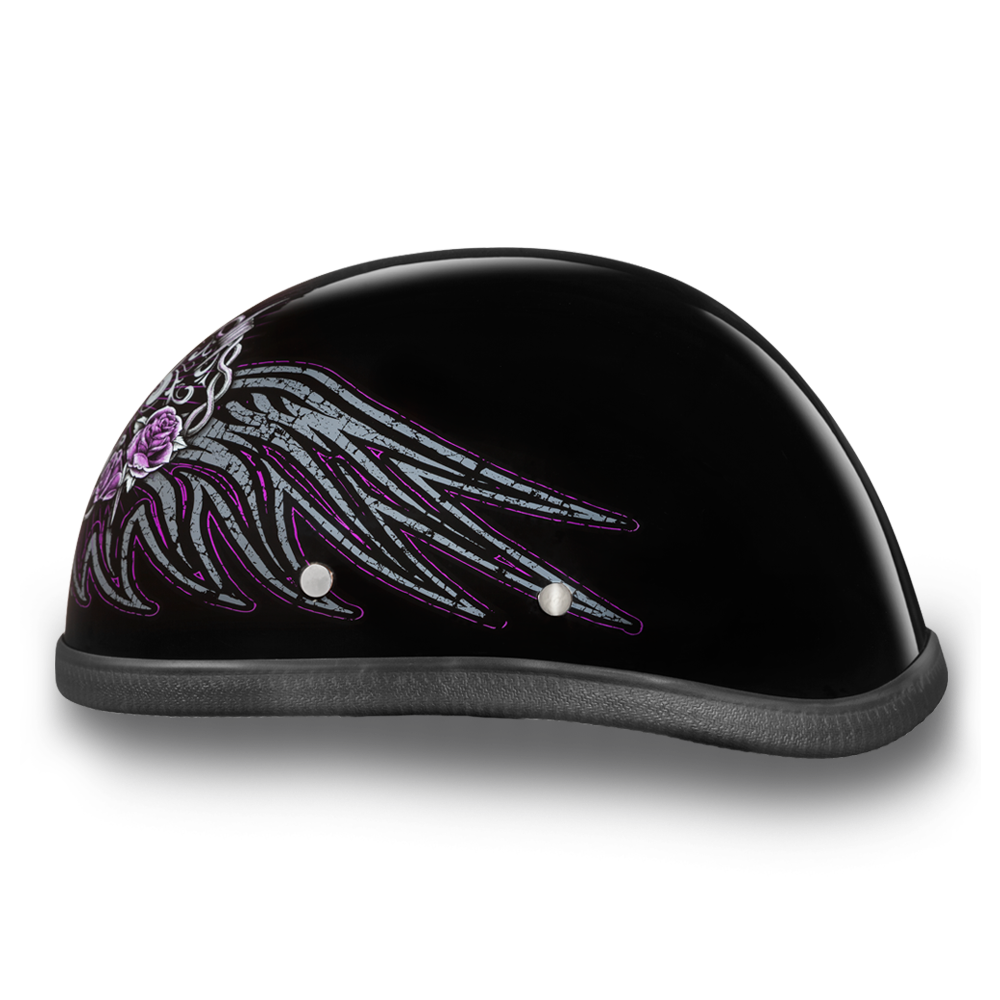 6002BWH EAGLE- W/ BARBED WIRE HEART Non-DOT Helmets Daytona Helmets