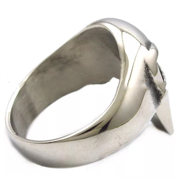 R3003 Punisher Skull Stainless Steel Biker Ring Rings Renegade Classics