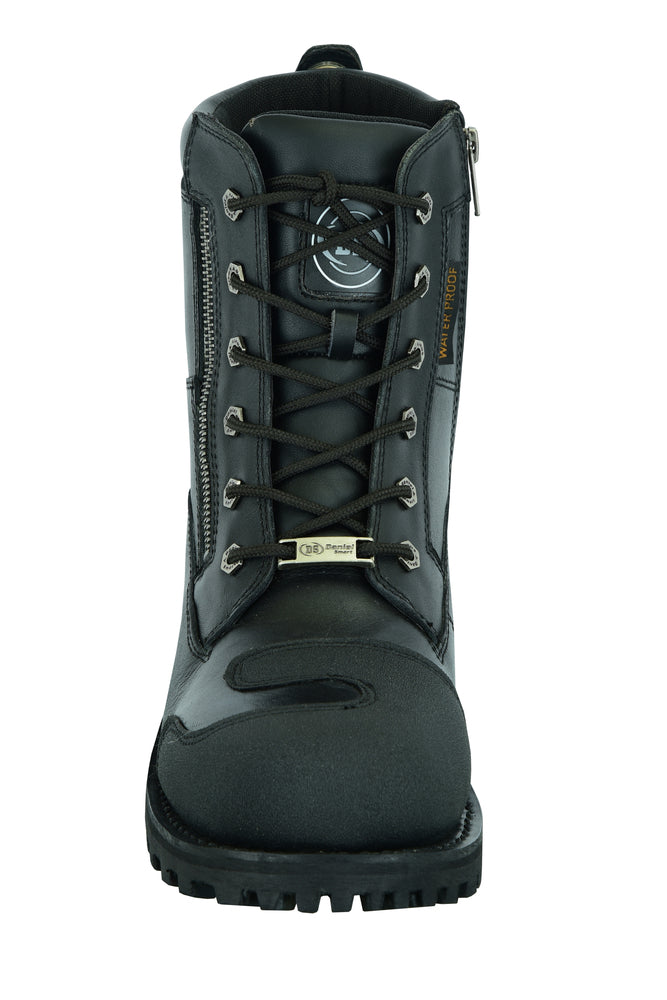 Thundersole Men's leather motorcycle boots - Black Men's Footwear Renegade Classics