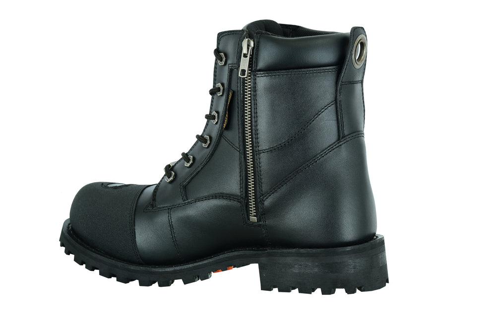 Thundersole Men's leather motorcycle boots - Black Men's Footwear Renegade Classics