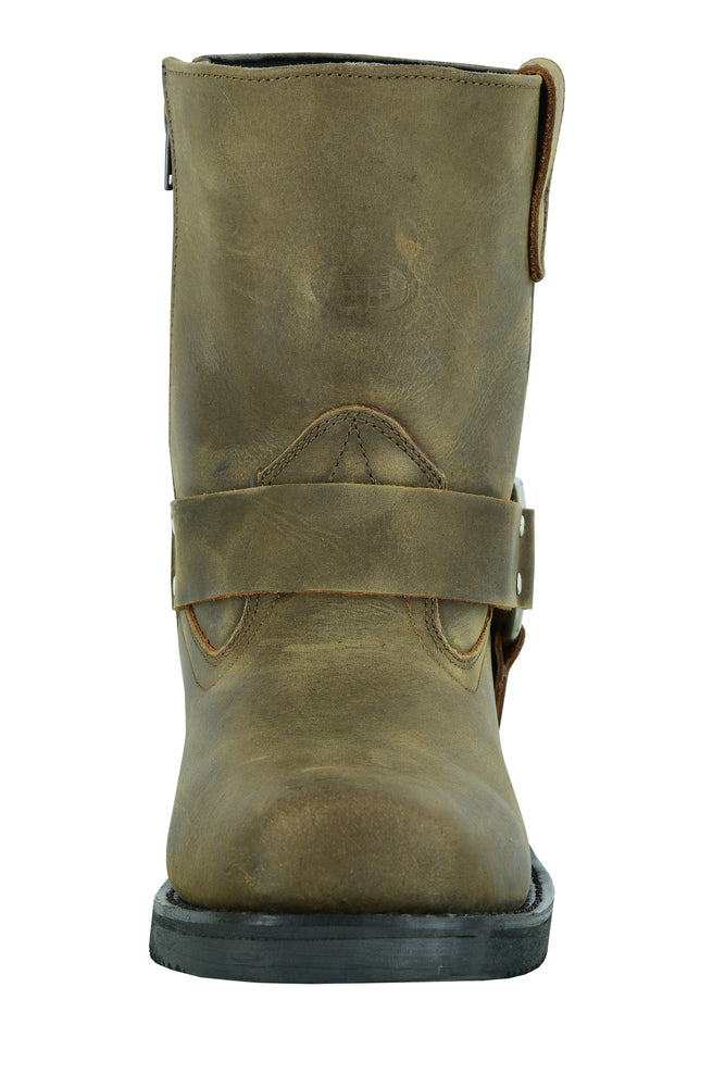 Ghoststep Men's 7" Motorcycle Leather Boots – Brown Men's Footwear Renegade Classics