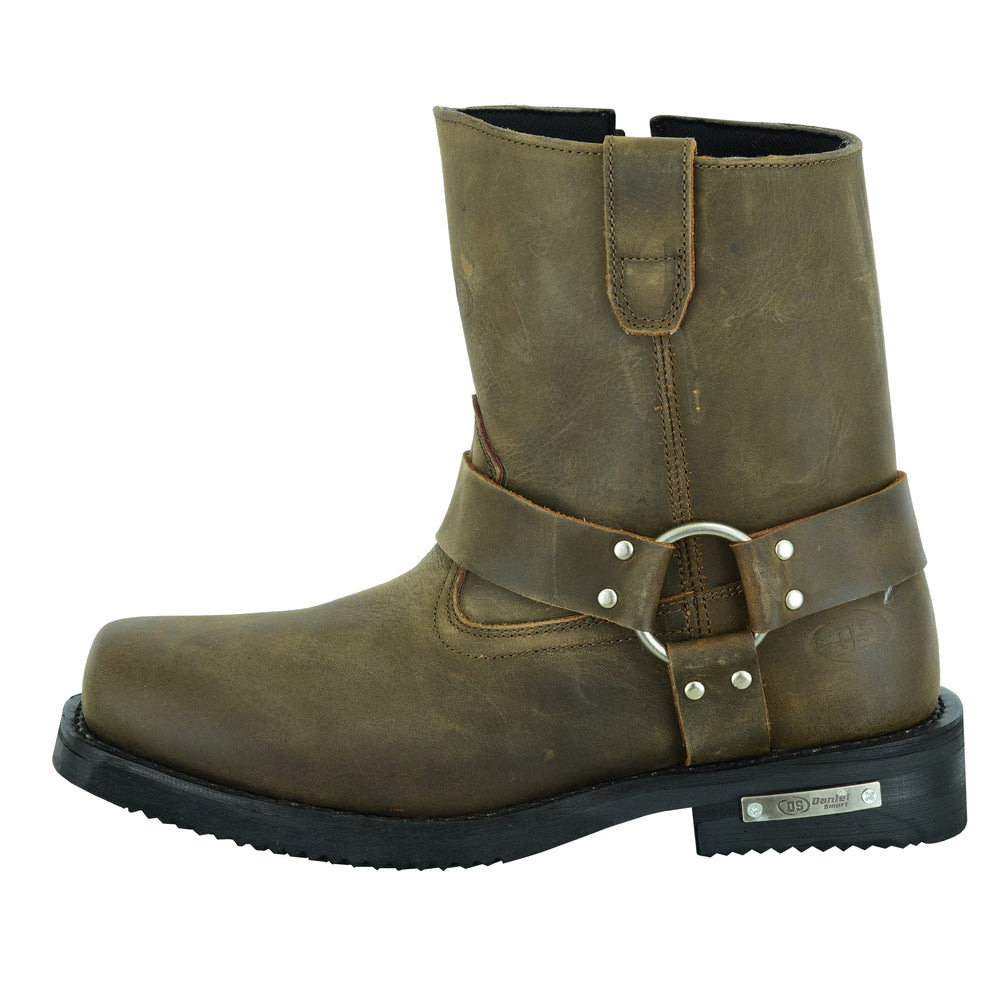 Ghoststep Men's 7" Motorcycle Leather Boots – Brown Men's Footwear Renegade Classics