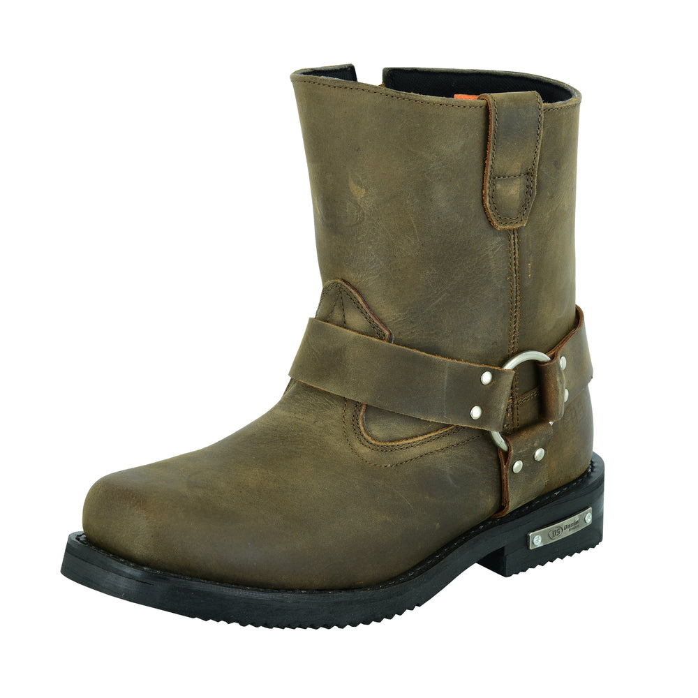 Ghoststep Men's 7" Motorcycle Leather Boots – Brown Men's Footwear Renegade Classics