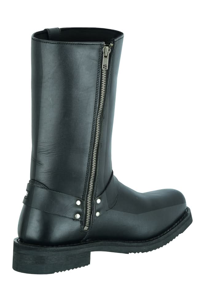 Men's TitanGrip Black bikers Leather Boots Men's Footwear Renegade Classics
