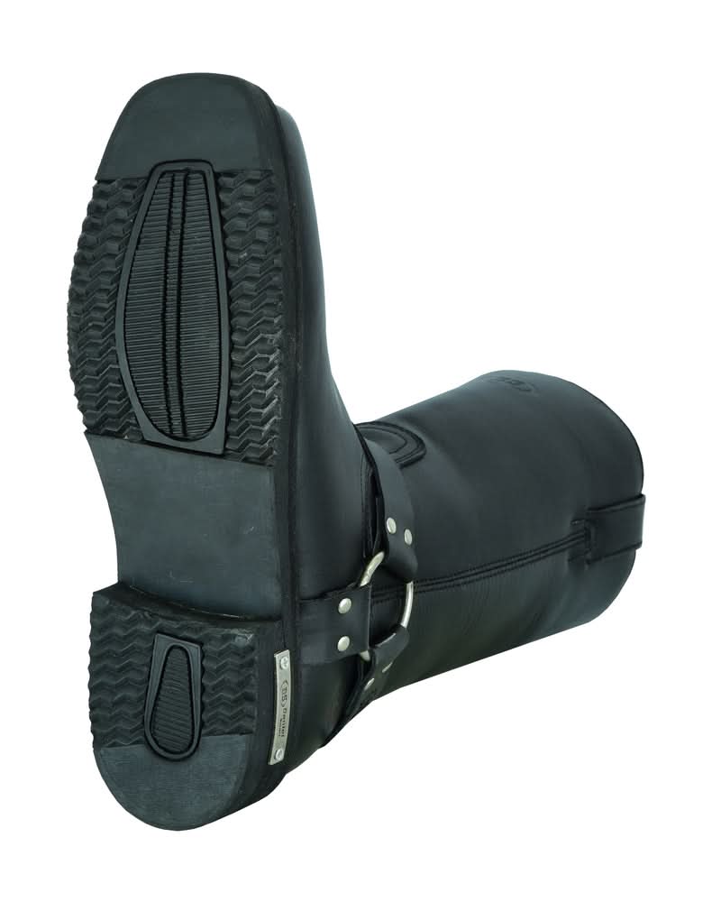 Men's TitanGrip Black bikers Leather Boots Men's Footwear Renegade Classics