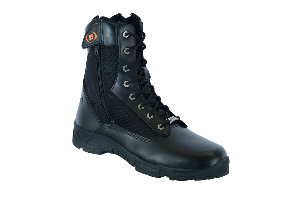 Trailstomp Men's 9" Black Motorcycle Boots Men's Footwear Renegade Classics