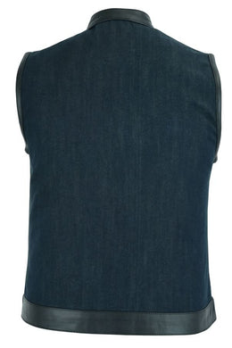 Broken Blue womens denim vest Women's Denim Vests Renegade Classics