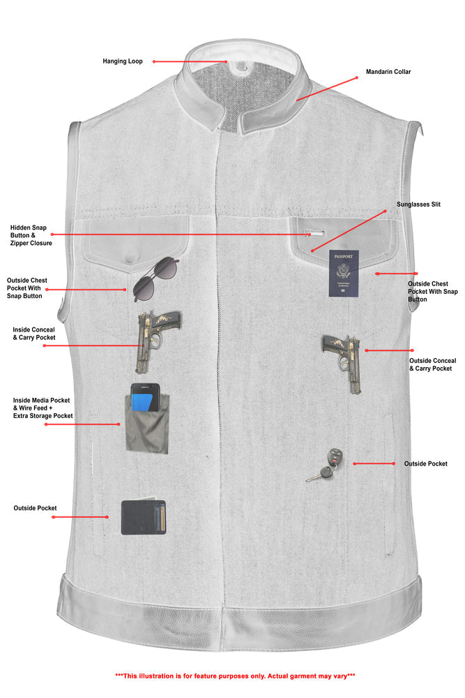 Broken Blue womens denim vest Women's Denim Vests Renegade Classics