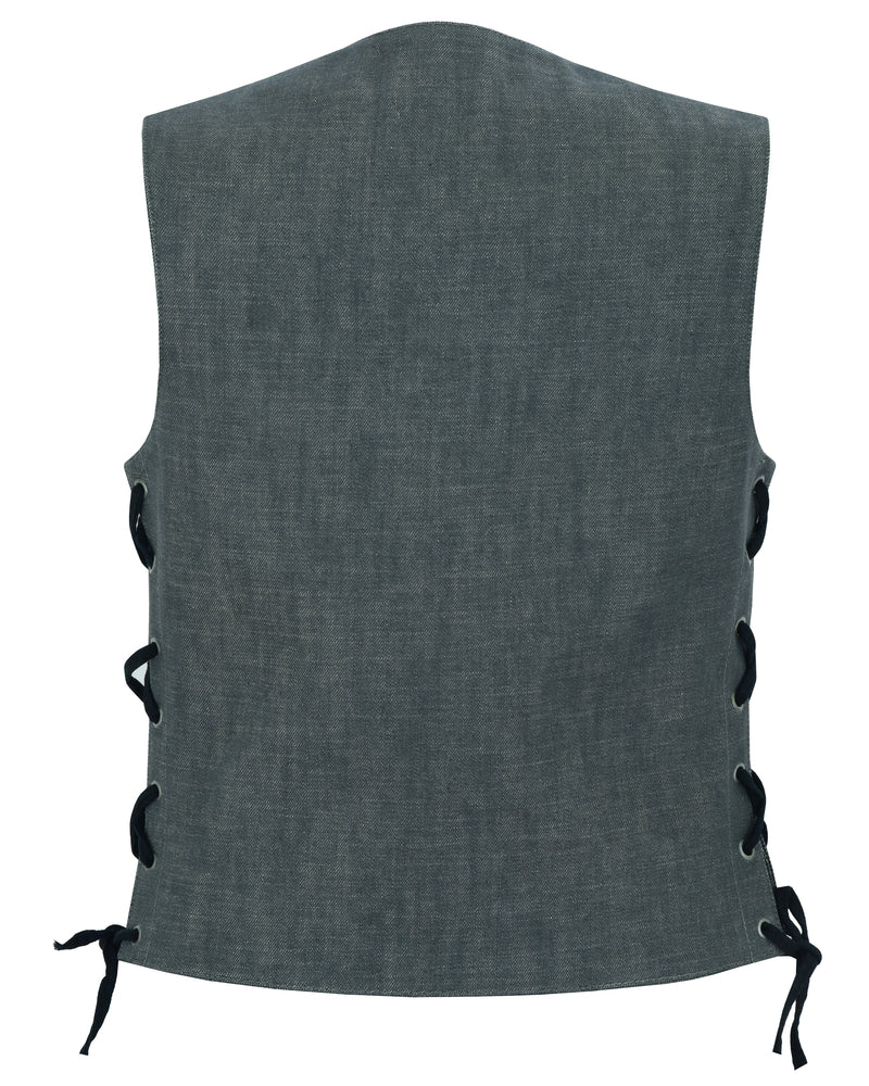 Storm Gray womens denim vest Women's Denim Vests Renegade Classics