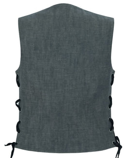 Storm Gray womens denim vest Women's Denim Vests Renegade Classics