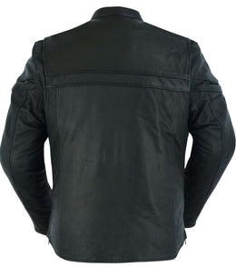 Flexer Men’s Black Lightweight Leather Jacket Men's Leather Jackets Renegade Classics