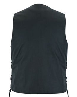 Warpath Men's Textile Vest - Black Men's Textile Vests Renegade Classics