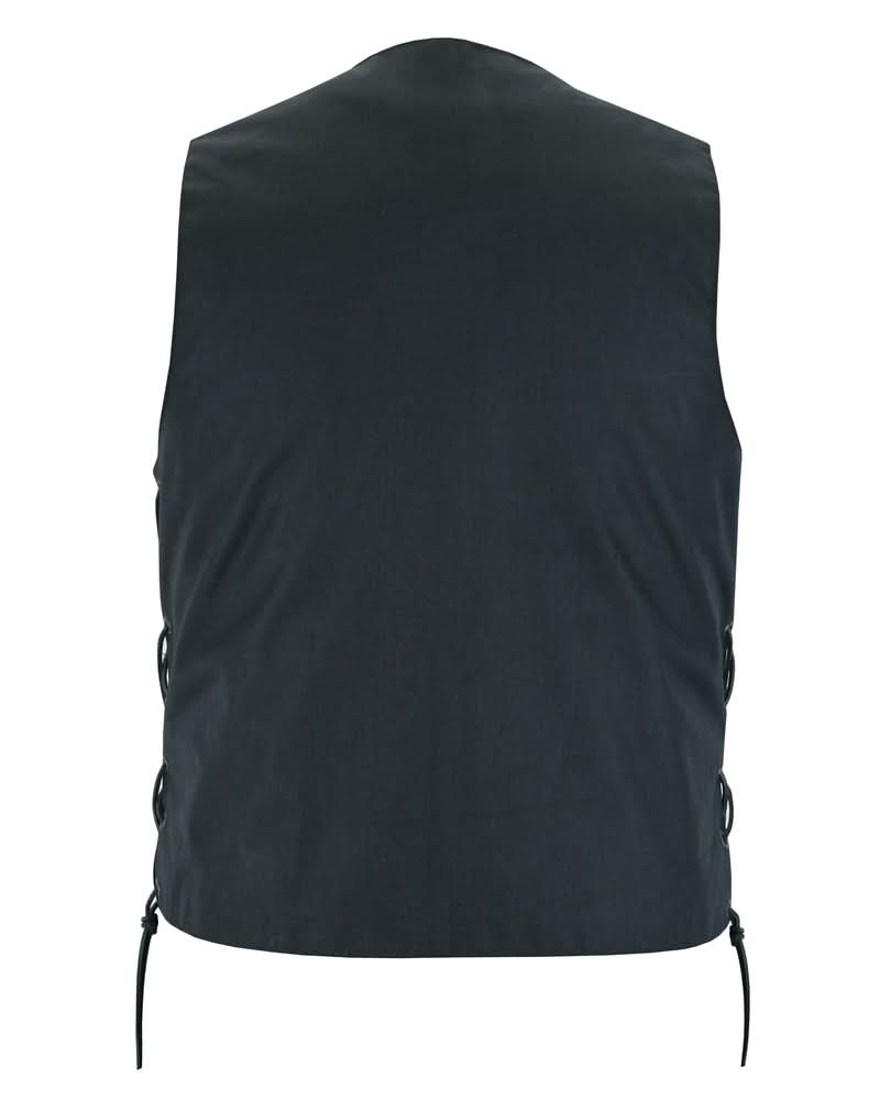 Warpath Men's Textile Vest - Black Men's Textile Vests Renegade Classics