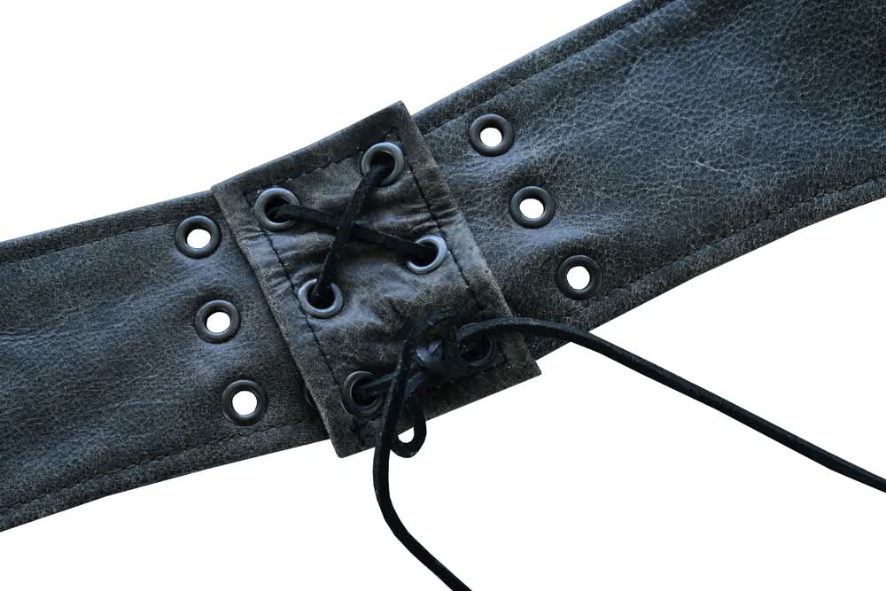 Erova Unisex Gray Motorcycle Leather Chaps Chaps & Pants Renegade Classics