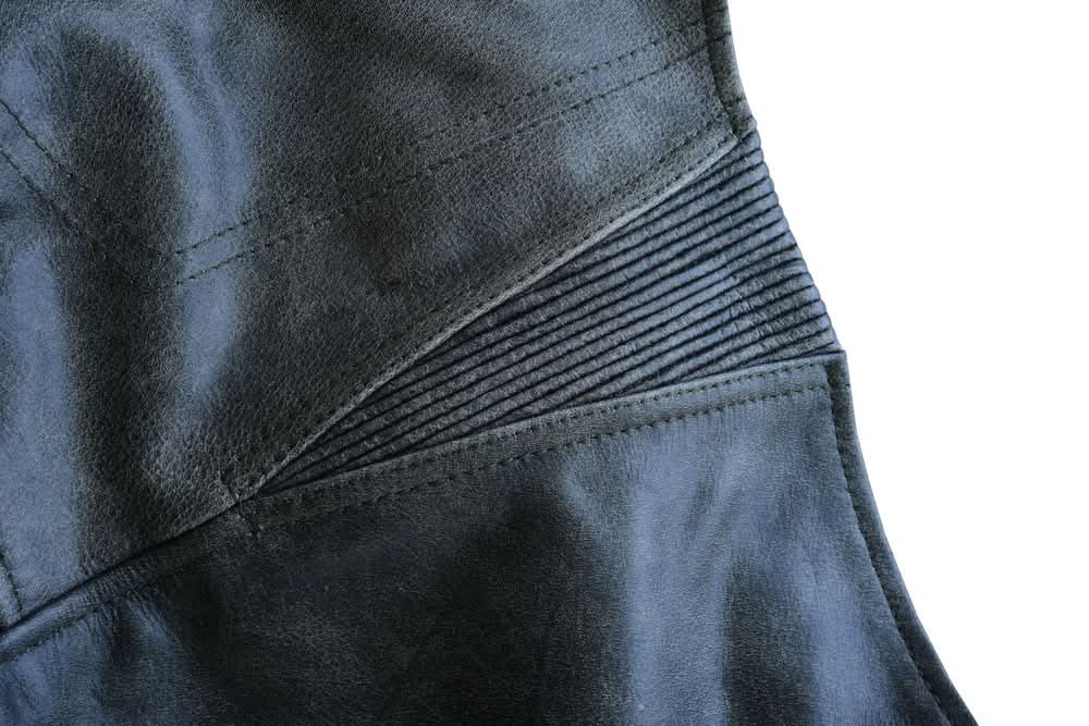 Erova Unisex Gray Motorcycle Leather Chaps Chaps & Pants Renegade Classics