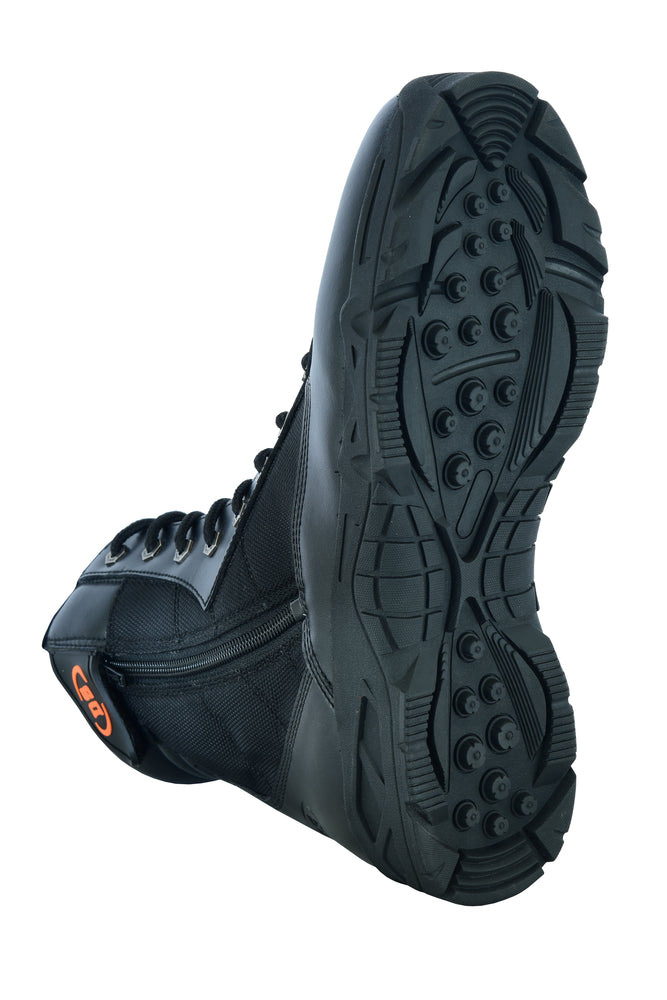 Trailstomp Men's 9" Black Motorcycle Boots Men's Footwear Renegade Classics