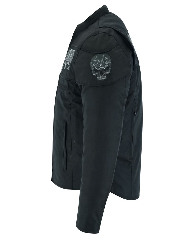 SkullShift Men's Textile Scooter Style Jacket Men's Textile Jackets Renegade Classics