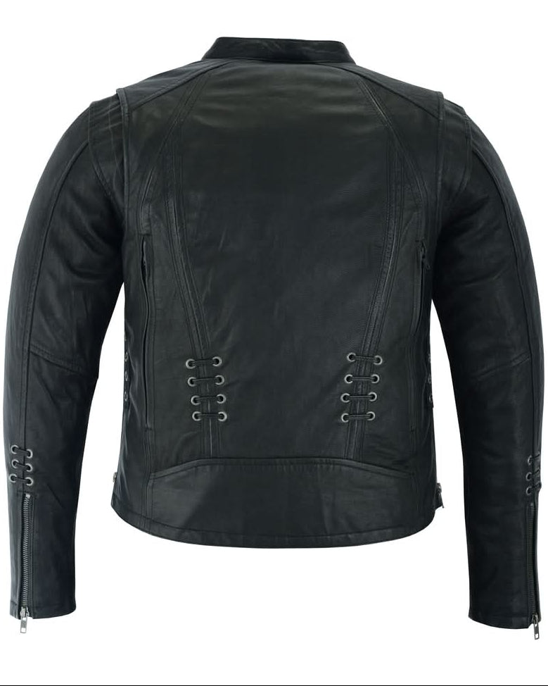 Rose Grace Women's Leather Motorcycle Jacket Women's Leather Jackets Renegade Classics